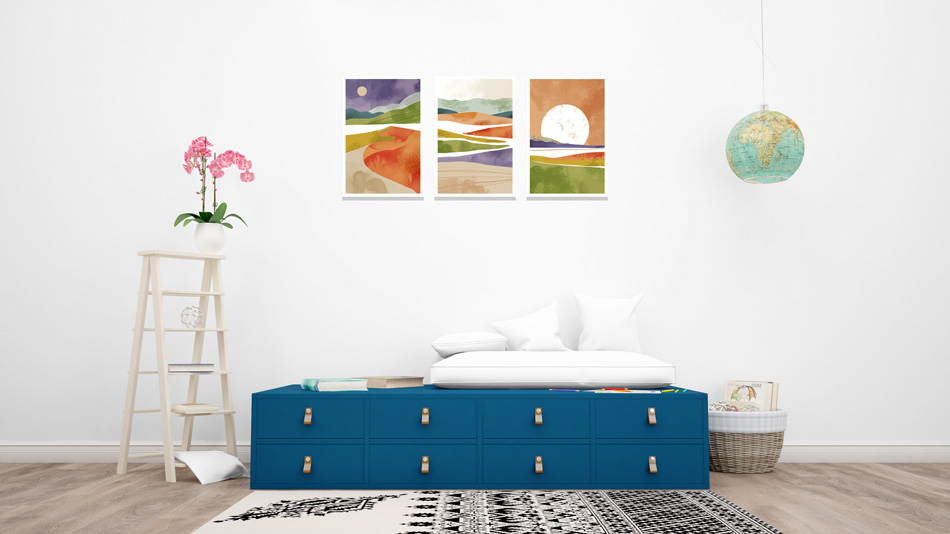 تابلو مینیمال Rainbow با تنوع سایزبندی و بالاترین کیفیت چاپ - Image 5