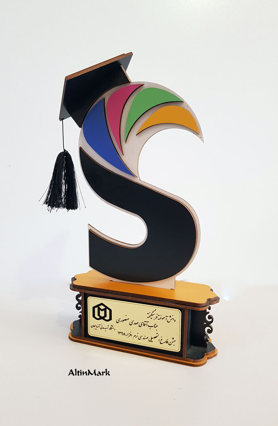 سفارش ساخت تندیس | تندیس شیشه ای | تندیس از جنس چوبی و پلکسی گلس - Image 2