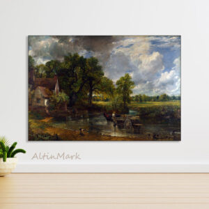 The_Hay_Wain2.jpg تابلو نقاشی گاری علوفه "جان کانستبل" کیفیت عالی نسخه لندن