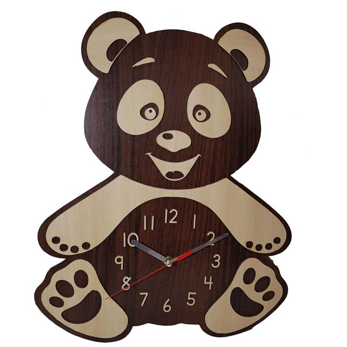 ساعت دیواری پاندا مناسب اتاق کودک