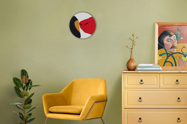 ساعت دیواری سبک مینیمال چوبی مدل Boom با تنوع سایز - Image 4