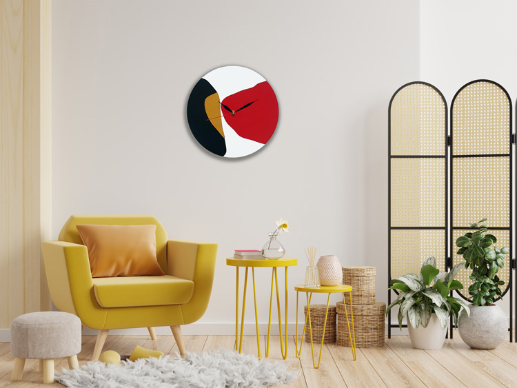 ساعت دیواری سبک مینیمال چوبی مدل Boom با تنوع سایز - Image 2