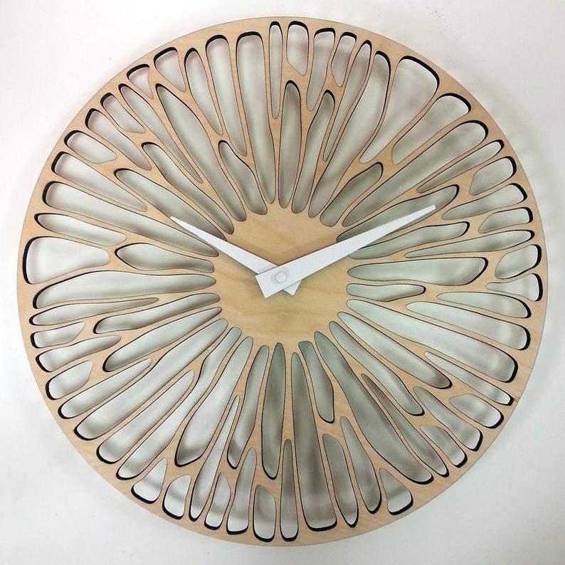 ساعت دیواری طرح لاوا با سبک مدرن و در انواع رنگ - Image 2