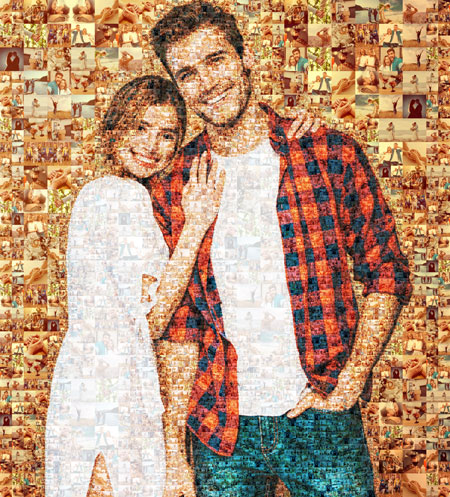 کلاژ عکس خاطرات سفارش در سایز دلخواه مشتری با کیفیت فوق العاده