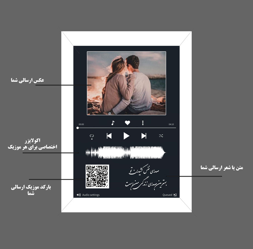 تابلو موزیکال با امکان چاپ و طرح سفارشی - Image 5