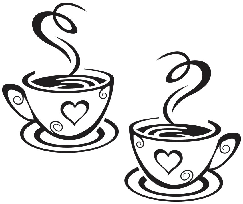 استیکر فنجان قهوه برچسب دار دارای رنگبندی و تنوع سایز - Image 2