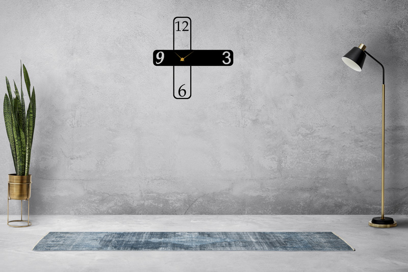 ساعت دیواری چوبی مدل Tetra در انواع رنگ و سایز - Image 5