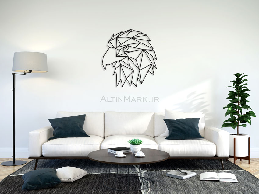 استیکر چوبی عقاب جنس MDF (لاین آرت) - Image 5