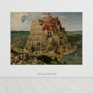 tower-of-Babel1.jpg خرید نقاشی برج بابل رنگ روغن اثر پیتر بروگل مهتر سال 1563
