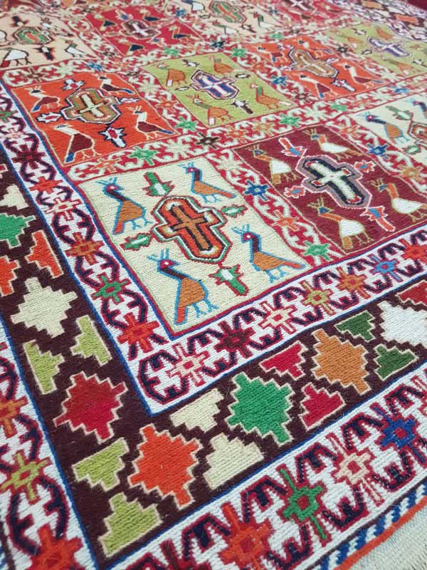 خرید ورنی دستبافت عشایر قره داغ اندازه 2 متر در 1.30 - Image 5