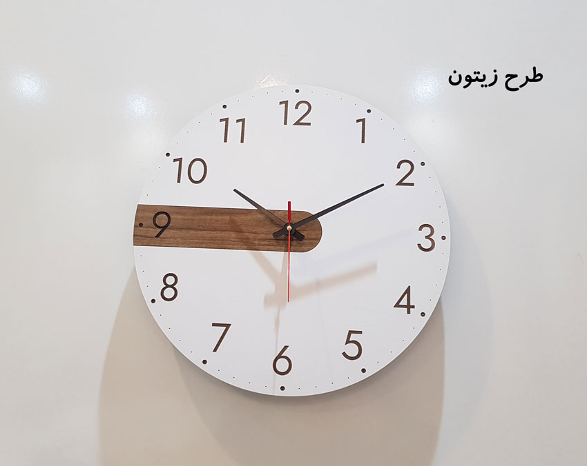 ساعت دیواری چوبی مدل Time Ticks - Image 8