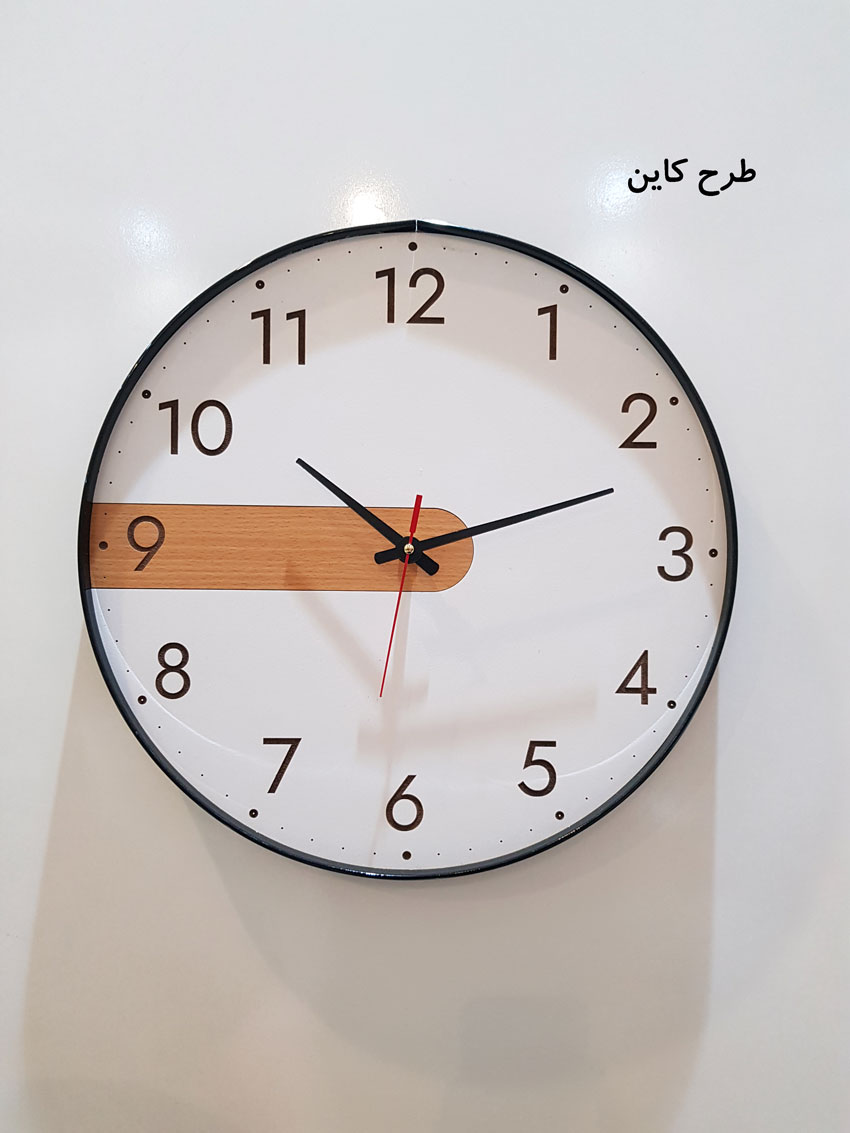 ساعت دیواری چوبی مدل Time Ticks - Image 2