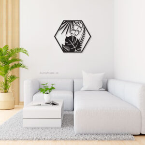 ya3.jpg تابلو لاین آرت یاپراق جنس چوبی MDF "تابلو استیکر"