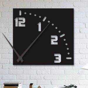 -با-رنگ-سیاه-2.jpg ساعت دیواری مشکی مربعی از جنس پلکسی گلس (شیشه نشکن) یا ام دی اف