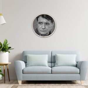 تابلو نخ و میخ چهره تصویر استاد شجریان