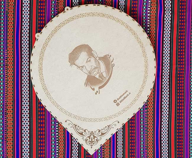 تابلوی میخ و نخ شهریار بافته شده با دست و نفیس - Image 6