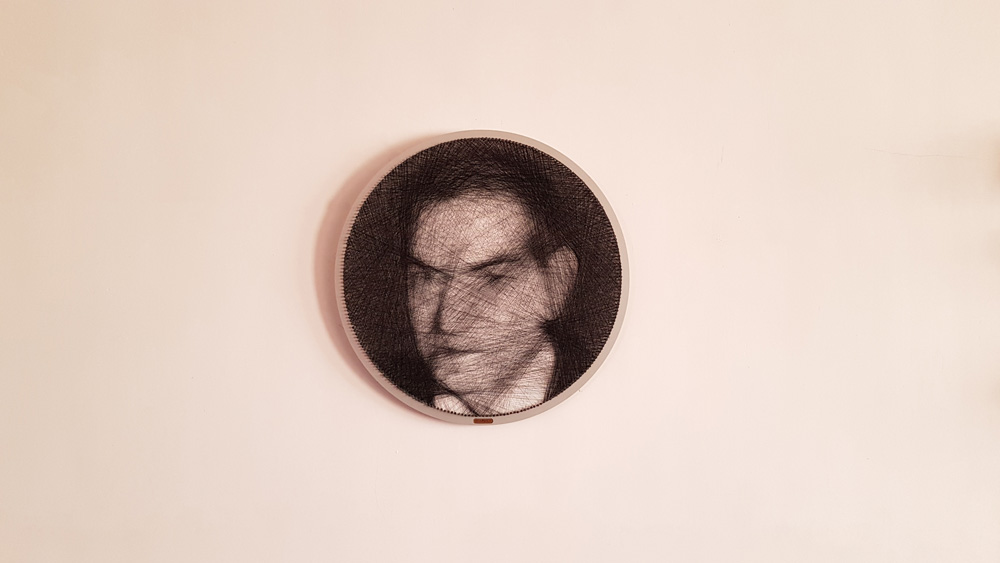 تابلوی میخ و نخ شهریار بافته شده با دست و نفیس - Image 2